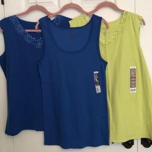 Set of 3 NWT tanks